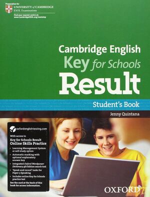 KET RESULT FOR SCHOOLS STUDENT'S BOOK & ONLINE SKILLS PRACTICE PACK