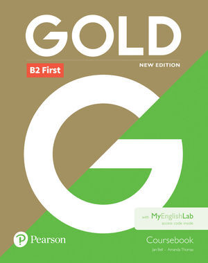 GOLD FIRST NEW EDITION COURSEBOOK AND MYENGLISHLAB PACK