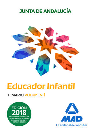 EDUCADOR INFANTIL. TEMARIO  VOLUMEN 1