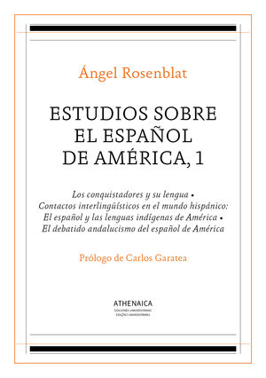 ESTUDIOS SOBRE EL ESPAÑOL DE AMÉRICA, 1