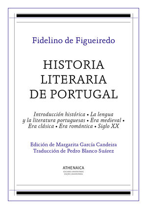 HISTORIA LITERARIA DE PORTUGAL. OBRA COMPLETA