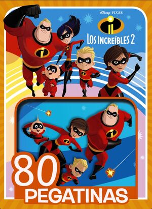 LOS INCREIBLES 2. 80 PEGATINAS DISNEY