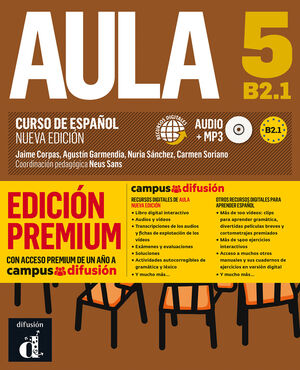 AULA NUEVA EDICIÓN 5 PREMIUM LIBRO DEL ALUMNO + CD