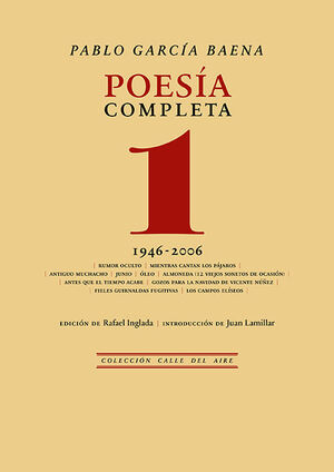 POESÍA COMPLETA, 1