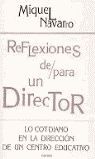 REFLEXIONES DE/PARA UN DIRECTOR LO COTIDIANO EN LA DIRECCIÀN DE UN CEN