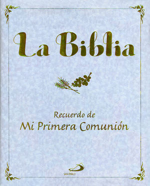 BIBLIA LEE Y APRENDE (NACARADA) RECUERDO DE MI PRIMERA COMUNION