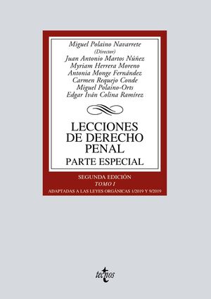 LECCIONES DE DERECHO PENAL. PARTE ESPECIAL