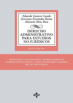 DERECHO ADMINISTRATIVO PARA ESTUDIOS NO JURÍDICOS