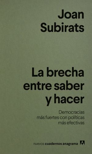 LA BRECHA ENTRE SABER Y HACER