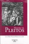 MEMORIA DE PLEITOS