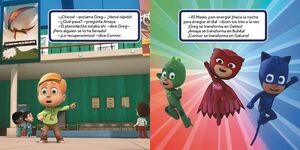 PJMASKS. BUHITA Y EL ROBOT DINOSAURIO