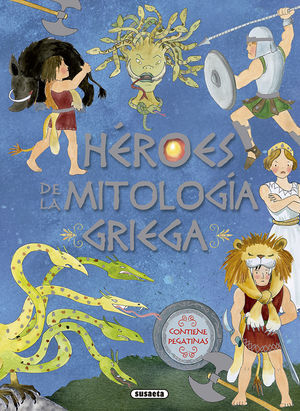 HROES DE LA MITOLOGÍA GRIEGA CON PEGATINAS