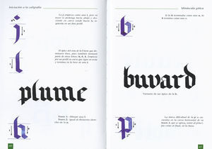 INICIACIÓN A LA CALIGRAFÍA