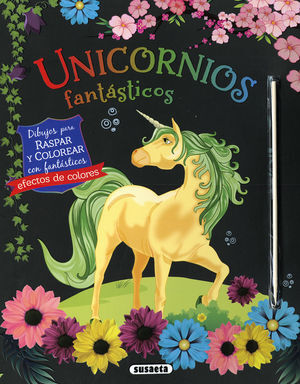 UNICORNIOS FANTASTICOS PARA RASPAR Y COLOREAR