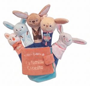 LA FAMILIA CONEJITO (LIBRO GUANTE CON TÍTERES DE DEDO)