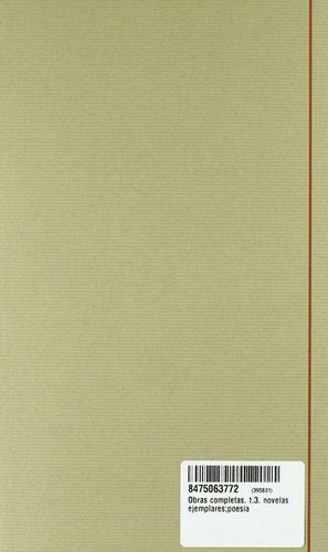 NOVELAS EJEMPLARES ; POESÍA