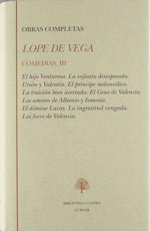 COMEDIAS V [COLECCIÓN COMEDIAS LOPE DE VEGA]