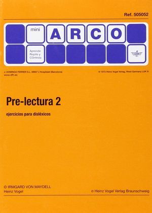 PRE-LECTURA 2. EJERCICIOS PARA DISLÉXICOS