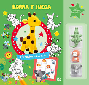 BORRA Y JUEGA ANIMALES SALVAJES