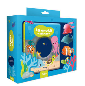 LA GRUTA MISTERIOSA. LIBRO DE BAÑO CON 4 JUGUETES